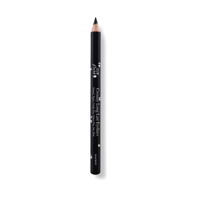100% PURE Creamy Long Last Liner | Nourishing, Smudge-Resistant Eyeliner for All-Day Wear Gleaming Pewter