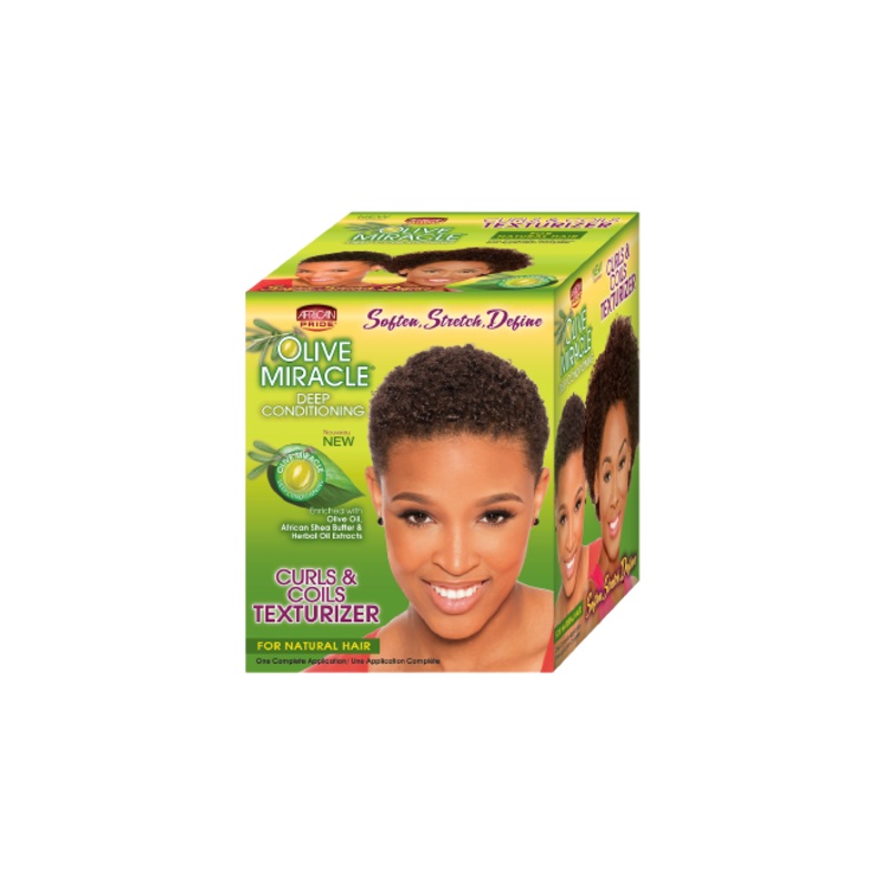 African Pride Olive Miracle Curls And Coils Texturizer