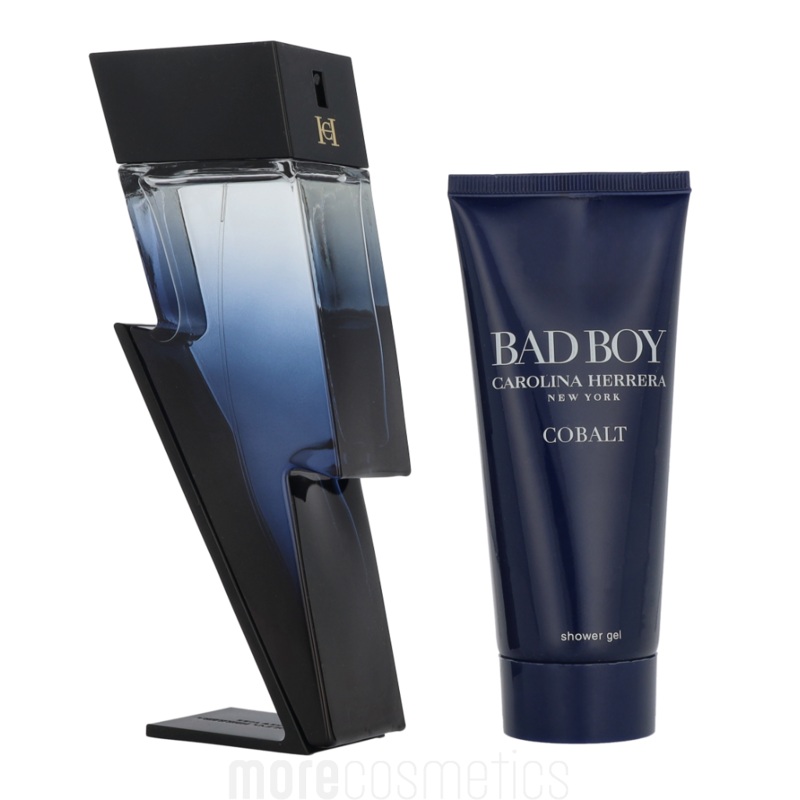 Carolina Herrera Bad Boy Cobalt Giftset Edp Electrique Spray 100ml/Shower Gel 100ml