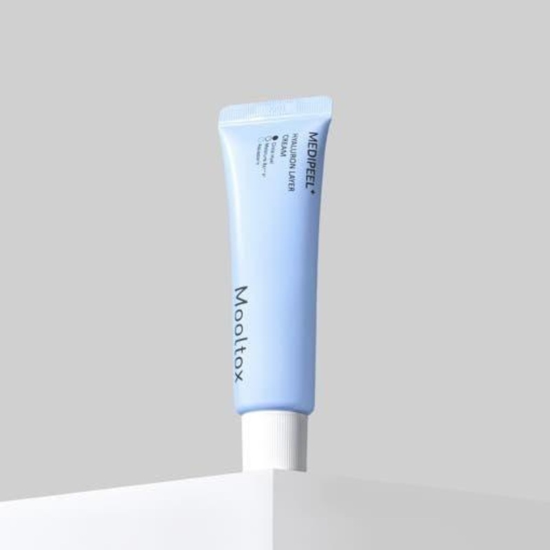 MEDIPEEL Hyaluron Layer Mooltox Cream  50g  Deep Hydration & Skin Firming Cream with Hyaluronic Acid & Plant Collagen