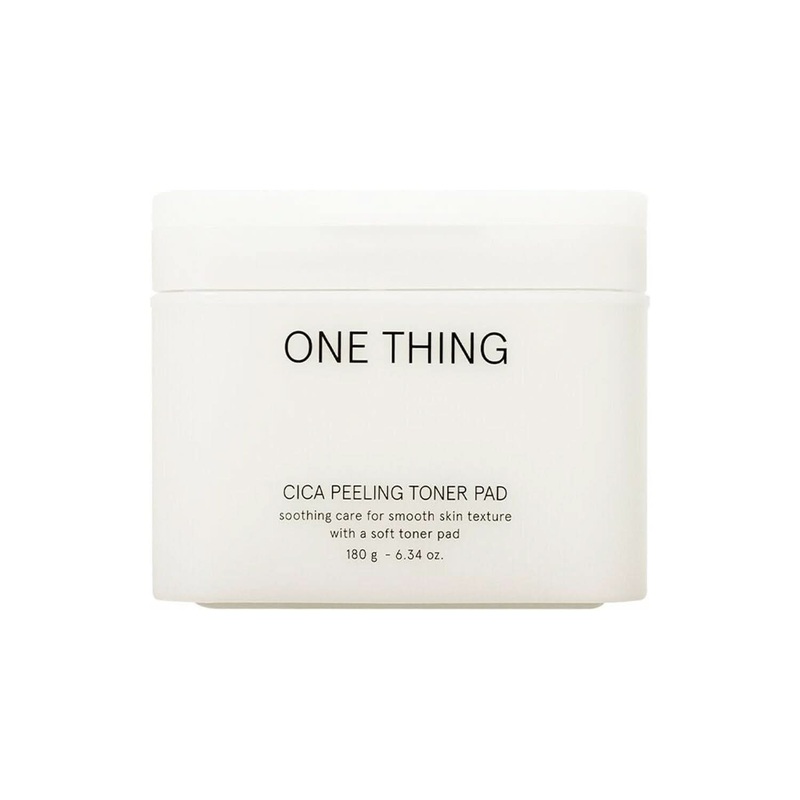 ONE THING Cica Peeling Toner Pad – 65 Sheets | Exfoliating & Soothing Care