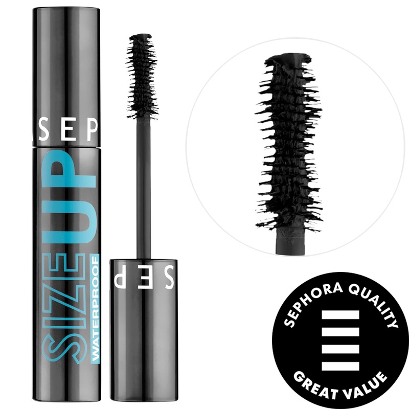 Size Up Waterproof Mascara: Vegan, Long-Lasting XXL Volume, Curling & Lengthening – Best Waterproof Lash Definition
