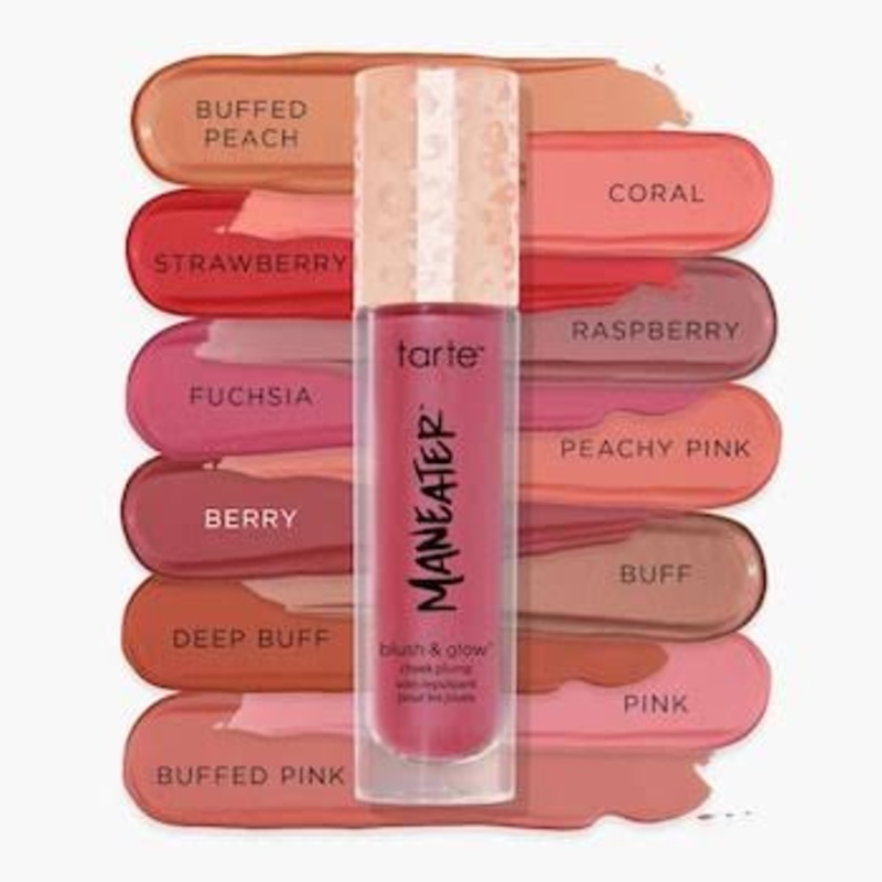 Tarte maneater blush & glow cheek plump Fushcia