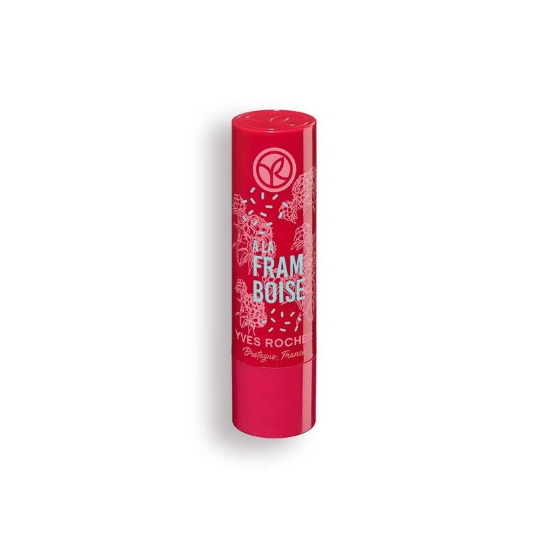 Yves Rocher Framboise Lip Balm – Moisturizing, Natural, Shea Butter Enriched