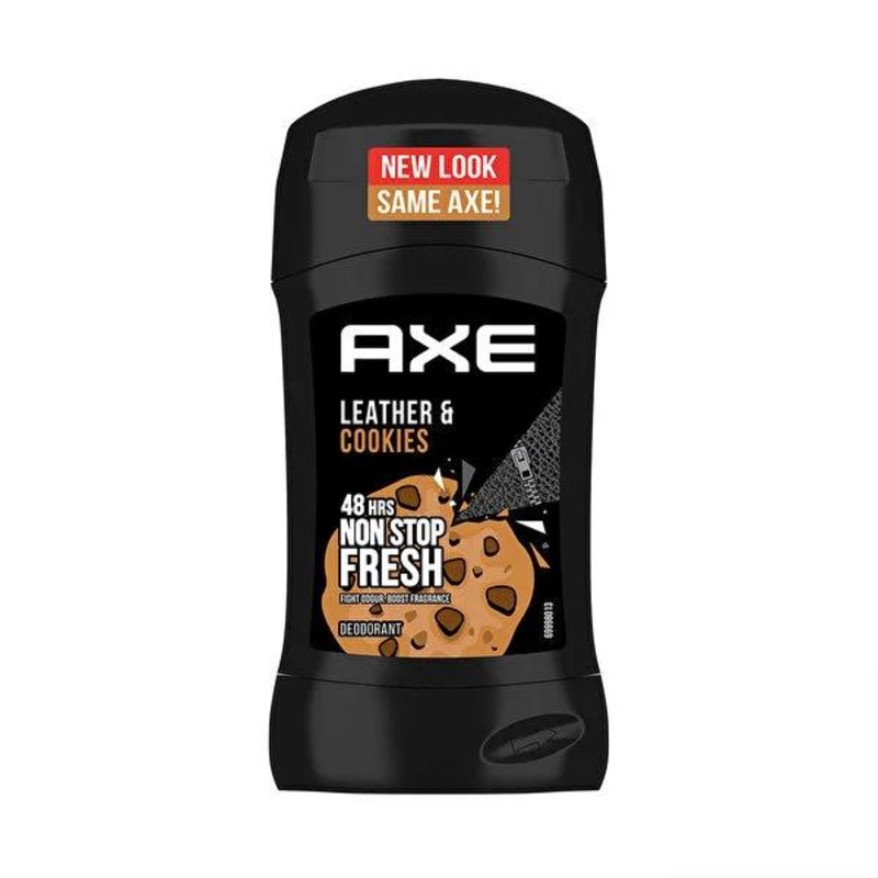 Axe Deodorant Stick Leather & Cookies Scent – 50 ml, Long Lasting Freshness for Young Adults