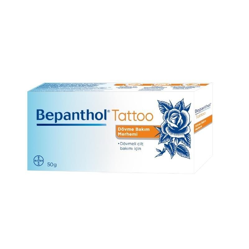 Bepanthol Tattoo Aftercare Cream – Moisturizing & Protective Tattoo Care for New & Existing Tattoos, 50g