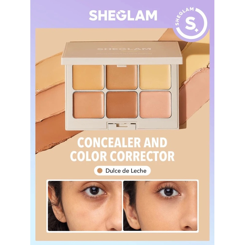 SHEGLAM Multi-Fix Concealer And Color Corrector Dulce de leche