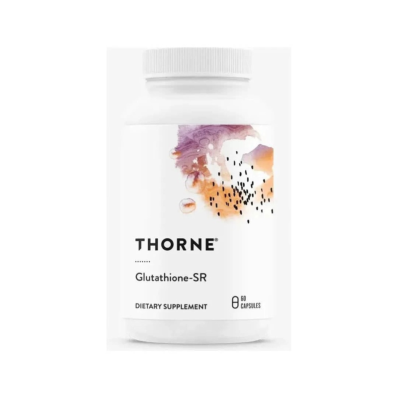 Thorne Glutathione-SR NSF Certified  60 Capsules  Sustained-Release Antioxidant Support | Boost Immunity, Detox, and Performance
