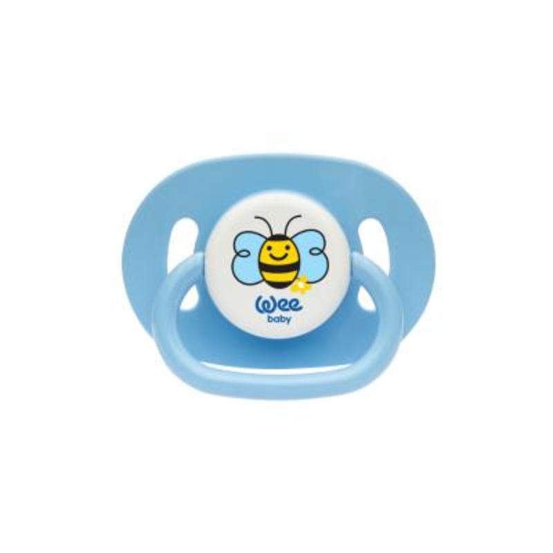 Wee Baby BPA-Free Silicone Orthodontic Pacifier for 0-6 Months Old Babies – Comfortable, Durable, and Safe