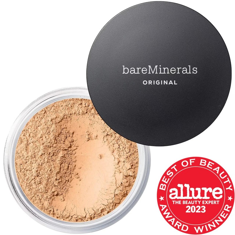 bareMinerals Original Loose Talc-Free Mineral Foundation SPF 15 l Buildable Coverage, Natural Finish & Vegan Formula