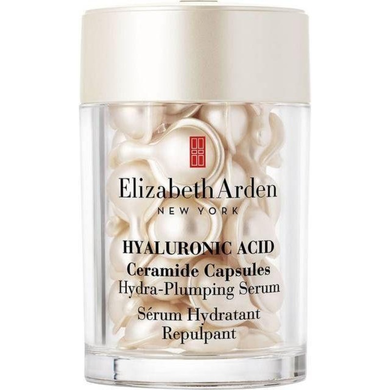 Elizabeth Arden Ceramide Hyaluronic Acid Capsules  30 Count | Intense Hydration & Plumping Serum
