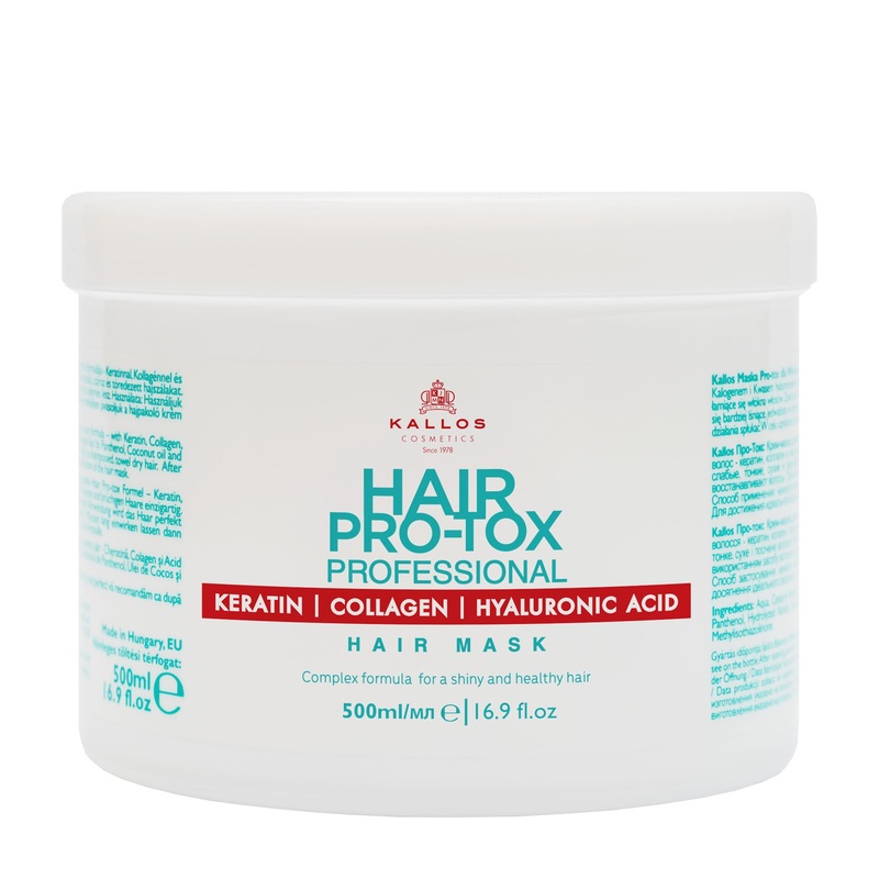Kallos Pro-Tox hair mask, 500 mL