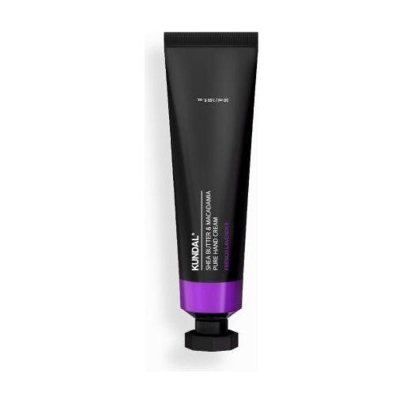 KUNDAL Shea Butter & Macadamia Pure Hand Cream  50ml | French Lavender | Soothing, Nourishing Hand & Nail Care