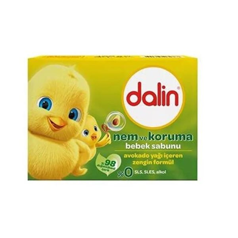 Dalin Baby Soap: Gentle & Hypoallergenic Cleanser for Sensitive Skin | Alcohol & Paraben Free – 100gr