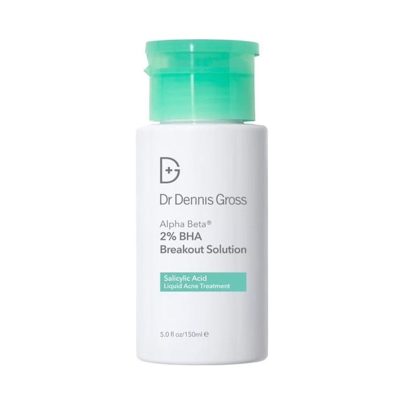 Dr. Dennis Gross Alpha Beta 2% BHA+ Breakout Solution  150ml | Acne & Pore-Clearing Treatment