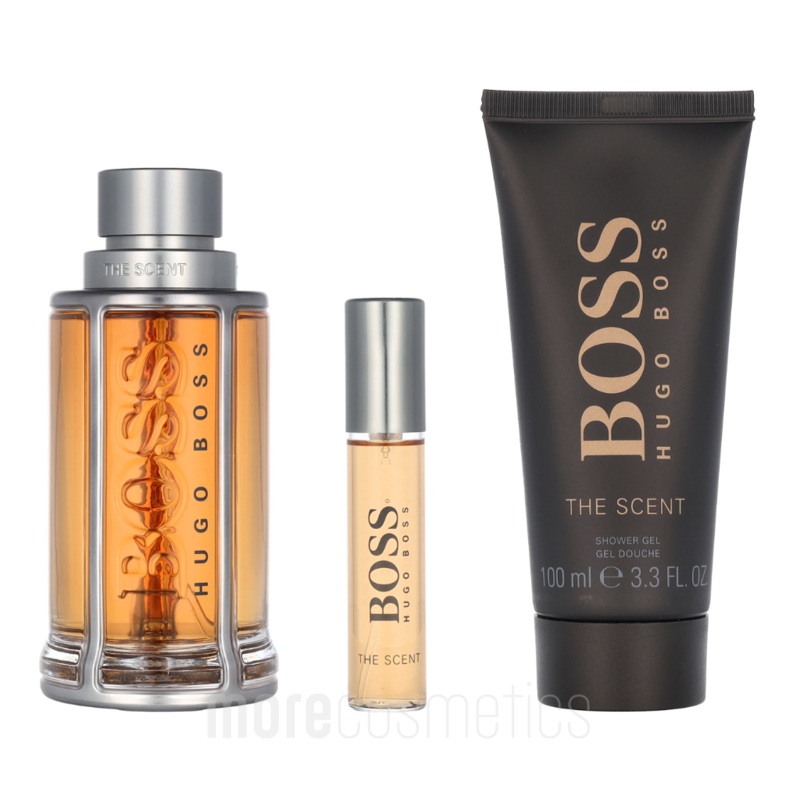 Hugo Boss The Scent Giftset Edt Spray 100ml/Edt Mini Spray 10ml/Shower Gel 100ml