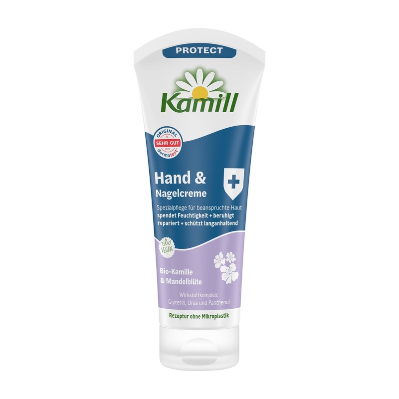 Kamill Protect chamomile hand & nail cream, 100 mL