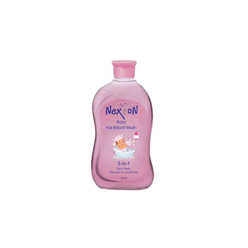 Nexton Baby Hair & Body Wash 3-In-1 500ML