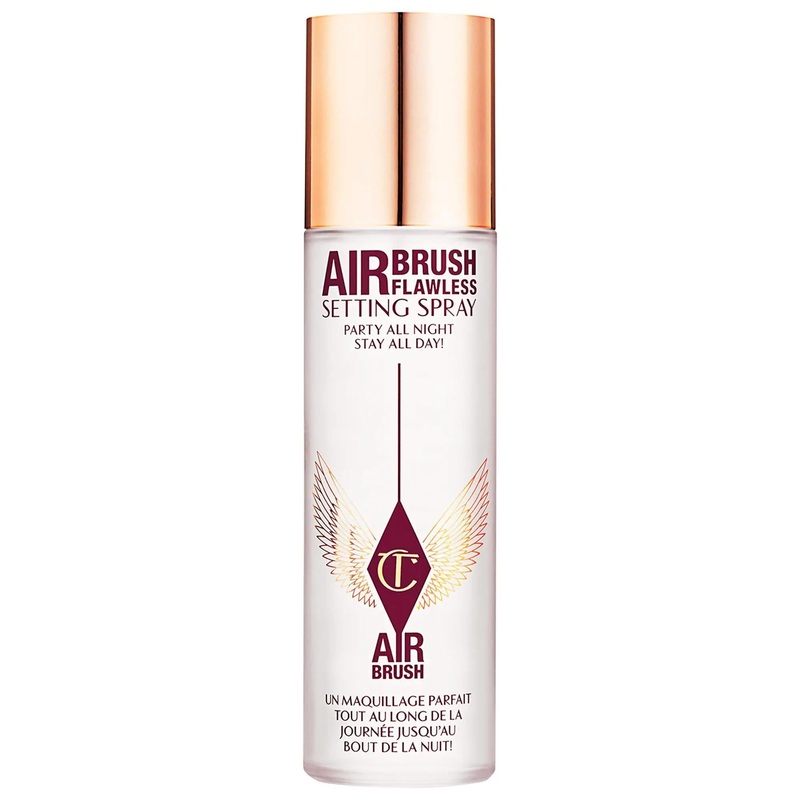 Airbrush Flawless Waterproof Makeup Setting Spray by Charlotte – Long Lasting, Flawless Finish, 16 Hours of Wear