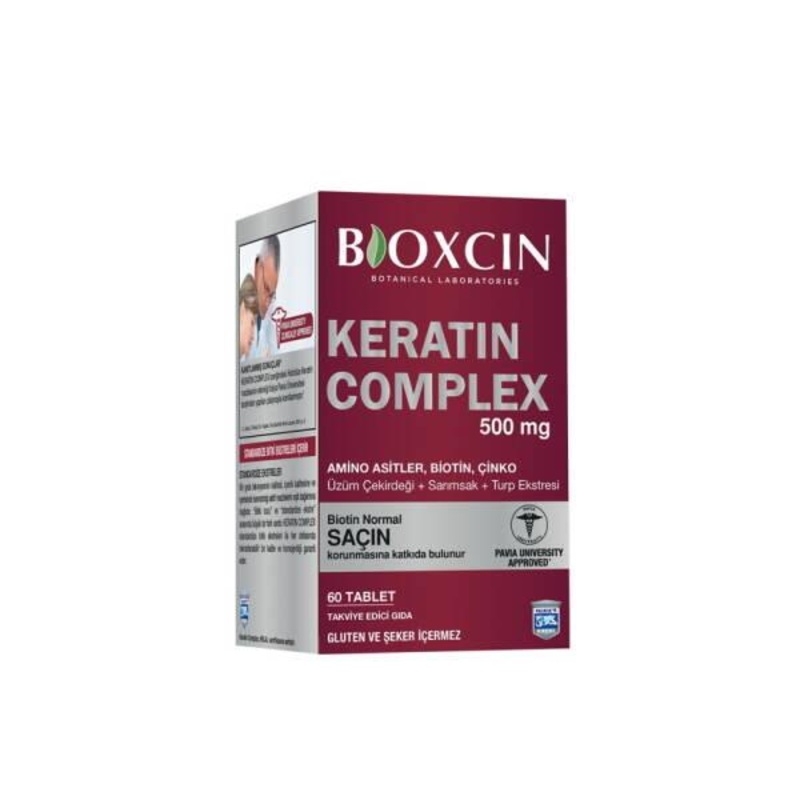 Bioxcin Keratin Complex: Advanced Hair Growth Tablets – Support Stronger, Healthier Hair & Nails with Hydrolyzed Keratin, Radish & Garlic Extracts