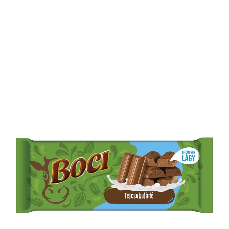 Boci Creamy Soft milk chocolate bar, 90 g