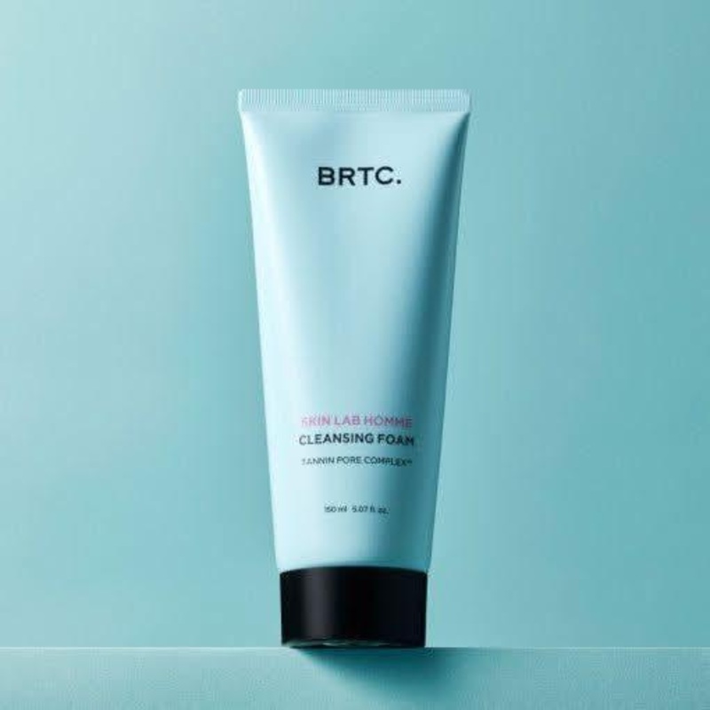 BRTC Skin Lab Homme Cleansing Foam  150ml | 2-in-1 Shaving & Face Cleanser for Smooth, Clear Skin