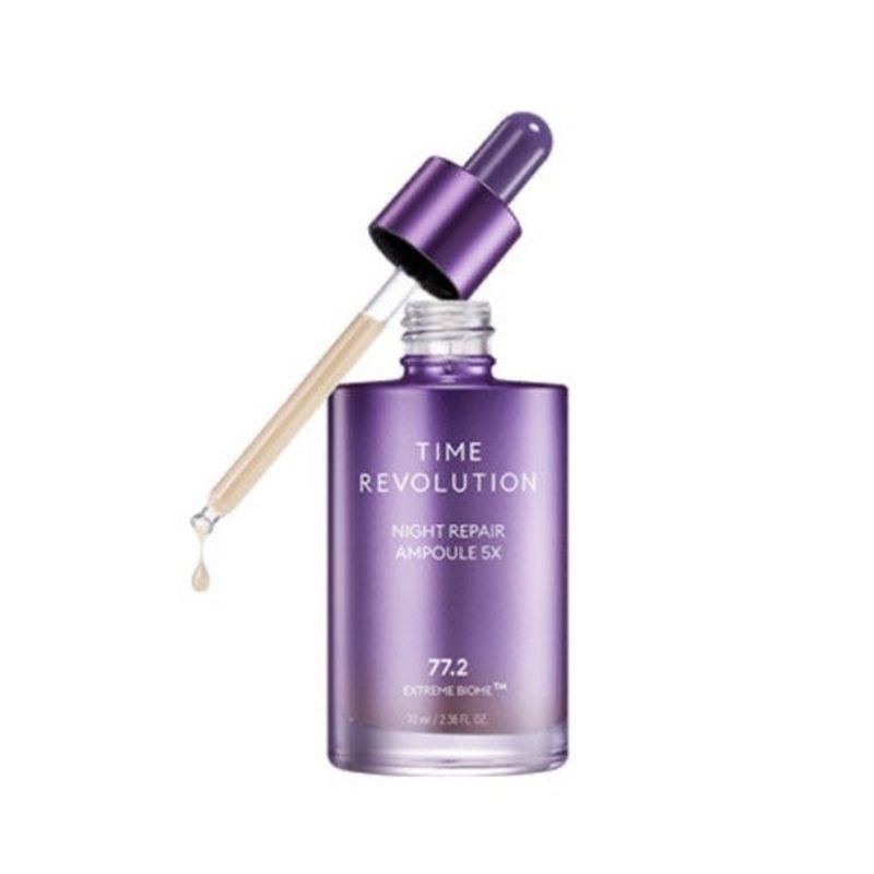 MISSHA Time Revolution Night Repair Ampoule 5X – 70ml | Advanced Anti-Aging Care
