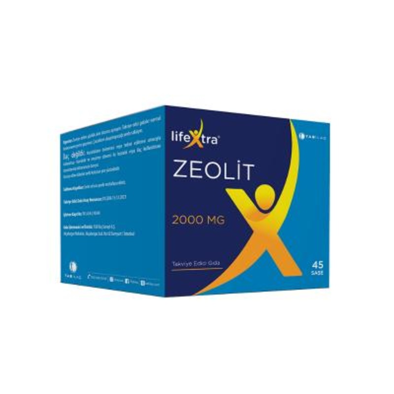 Tab _la Lifextra Zeolit 2000mg – 45 Sachets for Easy Detoxification & Health Benefits | Dietary Zeolite Supplement