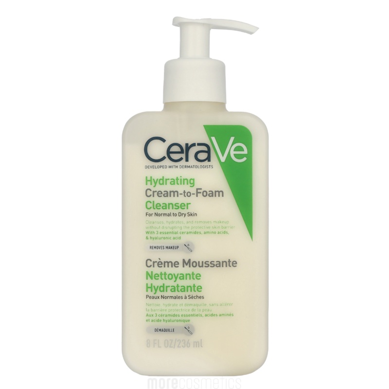 CeraVe Hydrating Cream-To-Foam Cleanser