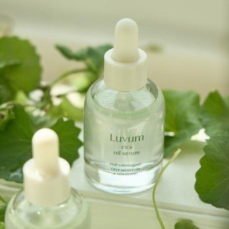 Luvum Calming Repair Cica Oil Serum  Rapid Soothing & Deep Moisturising with Young Centella Asiatica  30ml
