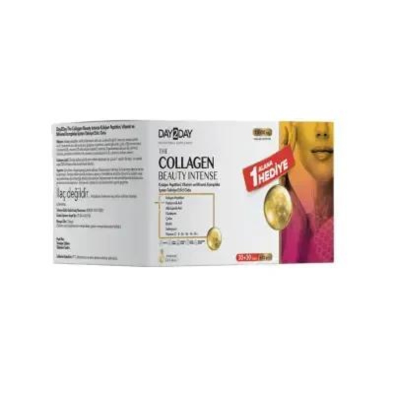 Day2Day Collagen Supplement – Pineapple Flavored, 60 Sachets – Anti-Aging Beauty Product