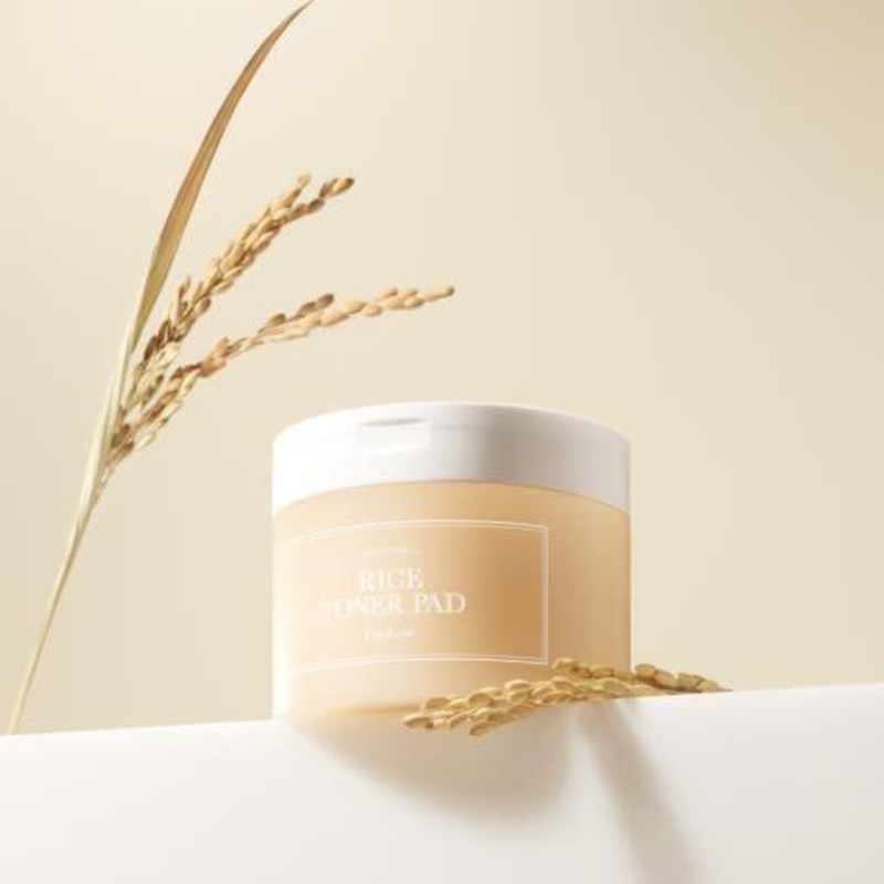I’m From Rice Toner Pads  60 Count | Brightening & Hydrating Toner Pads for Glowing, Smooth Skin
