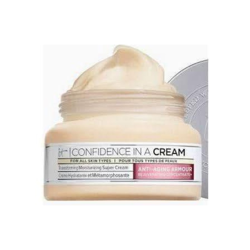 IT Cosmetics Confidence in a Cream Hydrating Moisturiser 60ml | Multi-Benefit Anti-Aging Face Cream