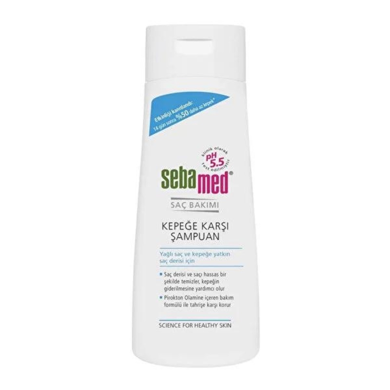 Sebamed Anti-Dandruff Shampoo – Gentle & Effective Dandruff Treatment for Itchy, Flaky Scalp – pH Balanced, Soap-Free Formula