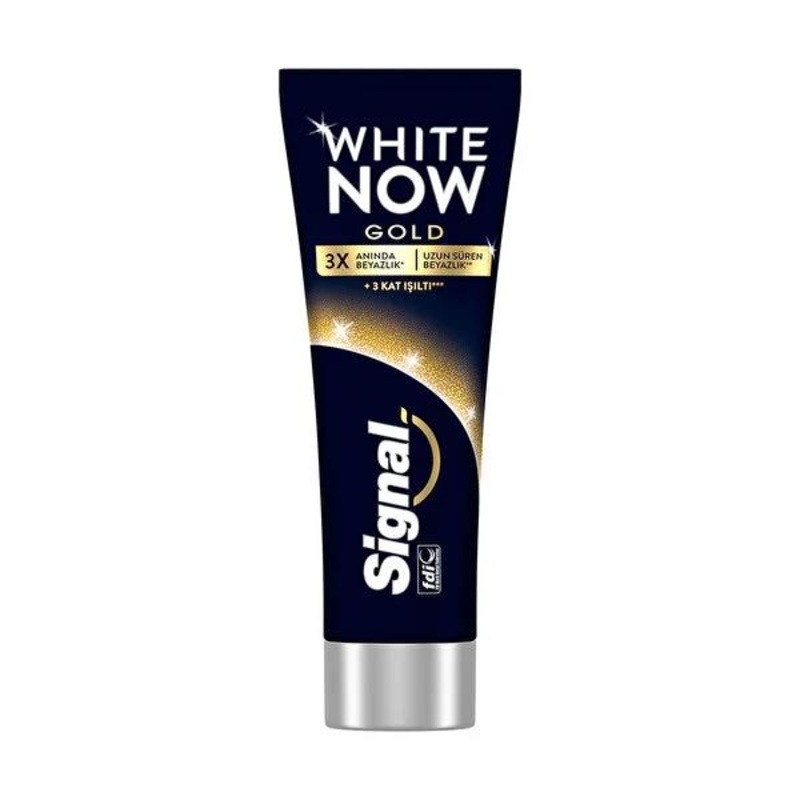 Signal White Now Gold Whitening Toothpaste – Clinically Proven Instant 3x Whitening, 2.54 fl oz