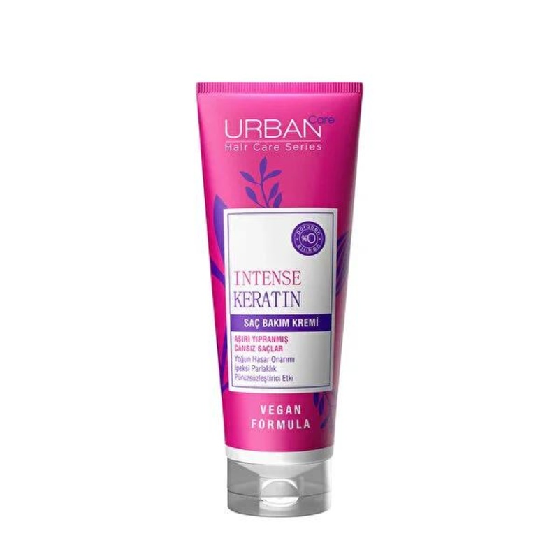 Urban Care Intense Keratin Hair Conditioner: Repair, Smooth & Volumize Damaged Hair – Vegan & Cruelty-Free