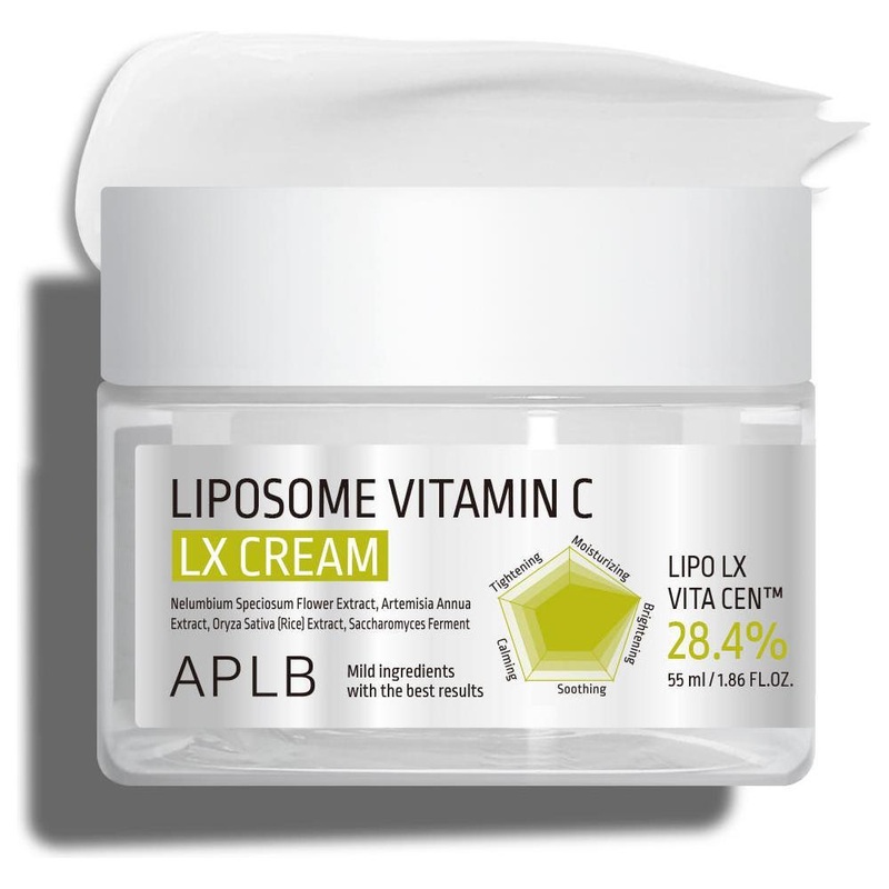 APLB Liposome Vitamin C LX Cream  55ml | Brightening Moisturiser for Radiant, Sensitive Skin