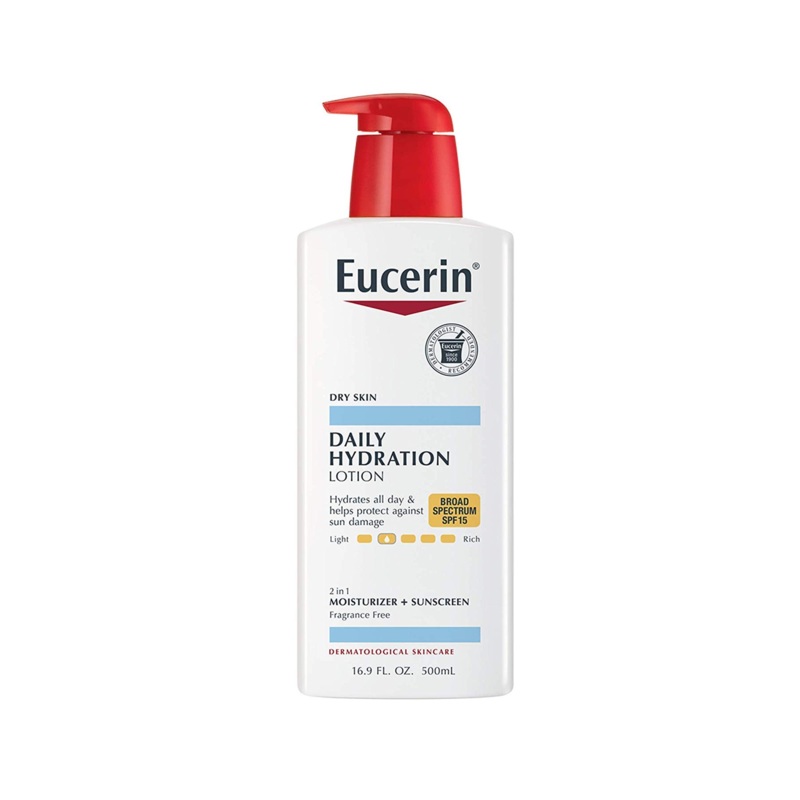 Eucerin Daily Hydration Lotion with Broad Spectrum – SPF 15 – 500ml