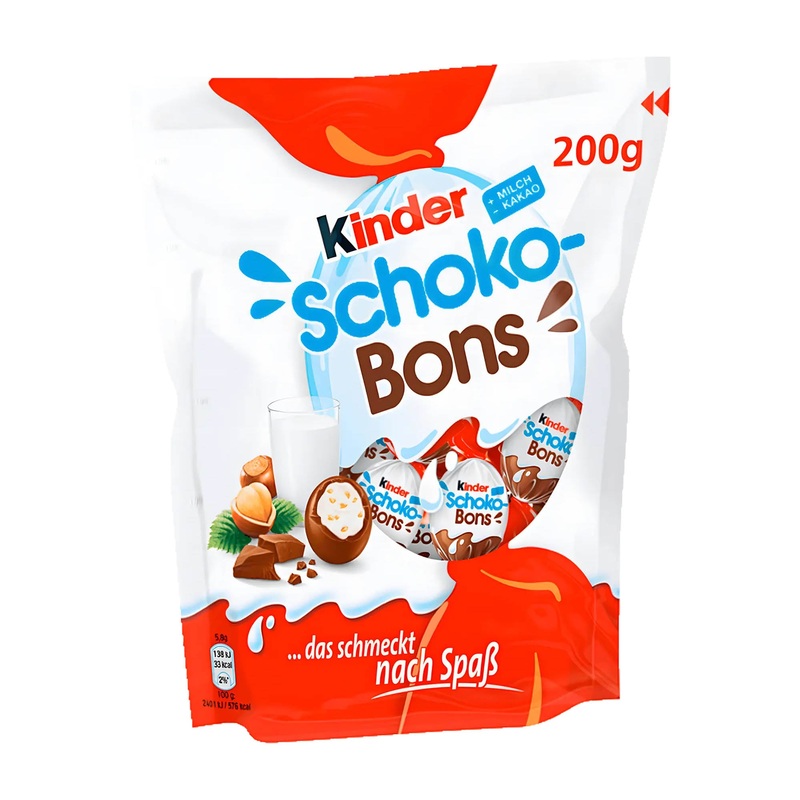 kinder Schoko-Bons milk chocolate, 200 g