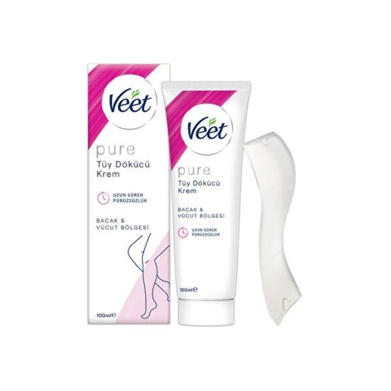 Veet Hair Removal Cream for Normal Skin – Smooth & Fresh Technology, 3.38 fl oz