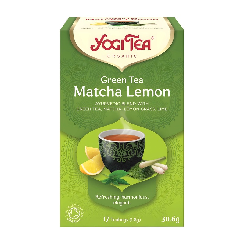 YOGI TEA Matcha Lemon green tea, 17 Count