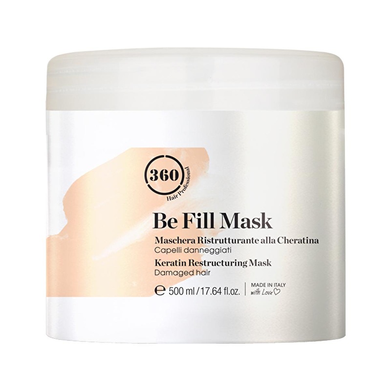 360 Hair Professional Be Fill Hair Mask: Deeply Moisturizes, Repairs & Revitalizes Dry, Damaged Hair with Aloe Vera & Shea Butter