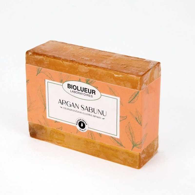 Biolueur Argan Soap 150gr – Natural, Moisturizing, Paraben-Free for Sensitive Skin