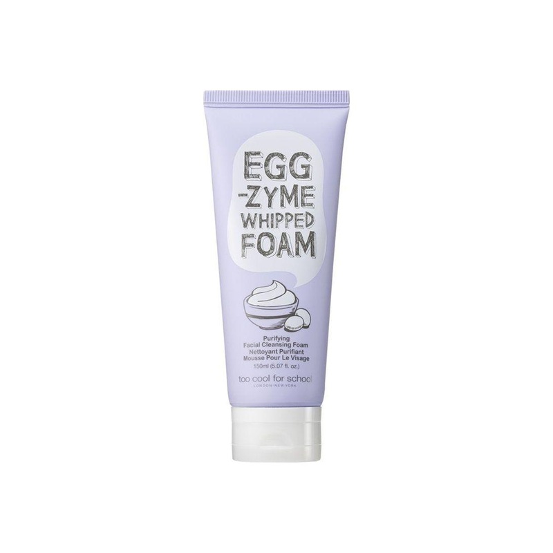 TOO COOL FOR SCHOOL Egg-Zyme Whipped Foam  150g | Gentle Exfoliating Cleanser with Egg Enzyme & Bubble Puzzle Technology