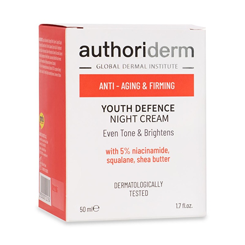Authoriderm Anti-Aging Night Cream: Reduce Wrinkles, Firm Skin & Even Skin Tone – Niacinamide Nighttime Skincare Routine