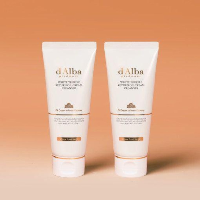 d’Alba White Truffle Return Oil Cream Cleanser (Tube)  100ml x 2ea