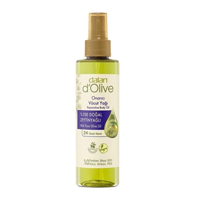 Dalan d’Olive: Natural Olive Oil Body Oil – Nourishing, Paraben & Alcohol-Free, For Dry & Sensitive Skin – Deeply Hydrating Body Moisturizer