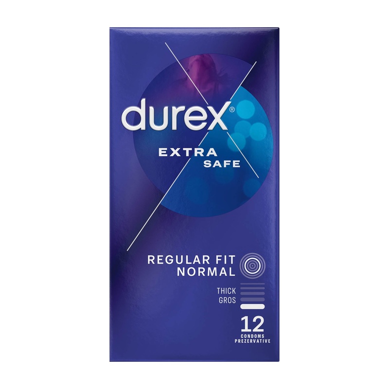 durex Extra Safe regular fit condoms 12 Count
