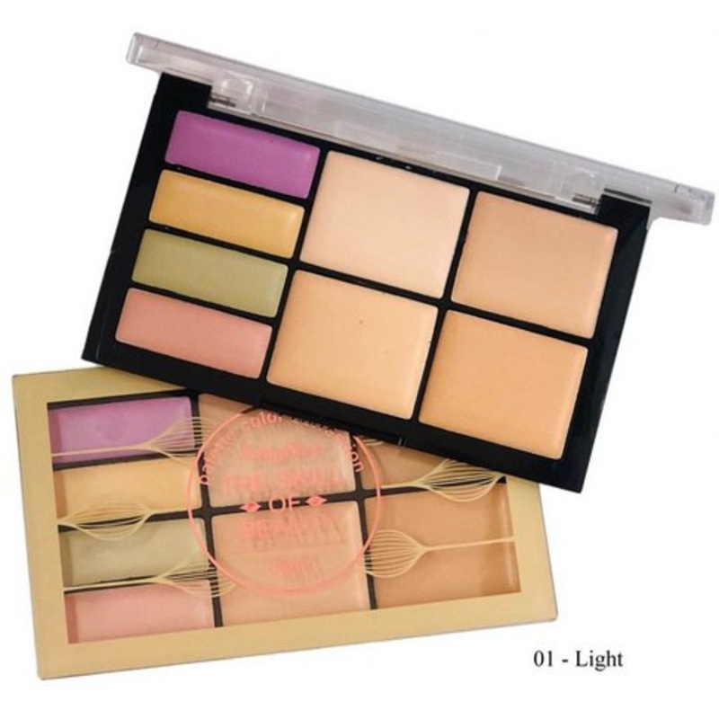 ruby rose-the skill of beauty light concealer palette hb-8097 1-light