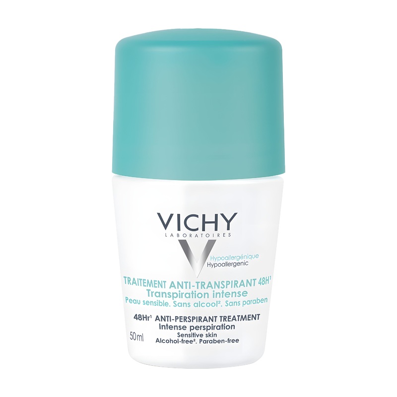 VICHY Anti-Perspirant Roll-On Treatment 48h Intense Perspiration, 50 mL